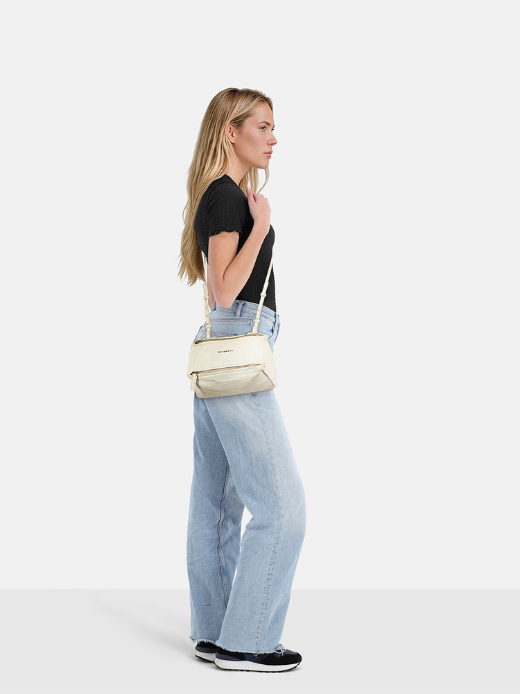 Givenchy White Leather Mini Pandora Bag