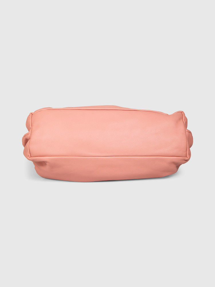 Mansur Gavriel Pink Leather Cloud Clutch