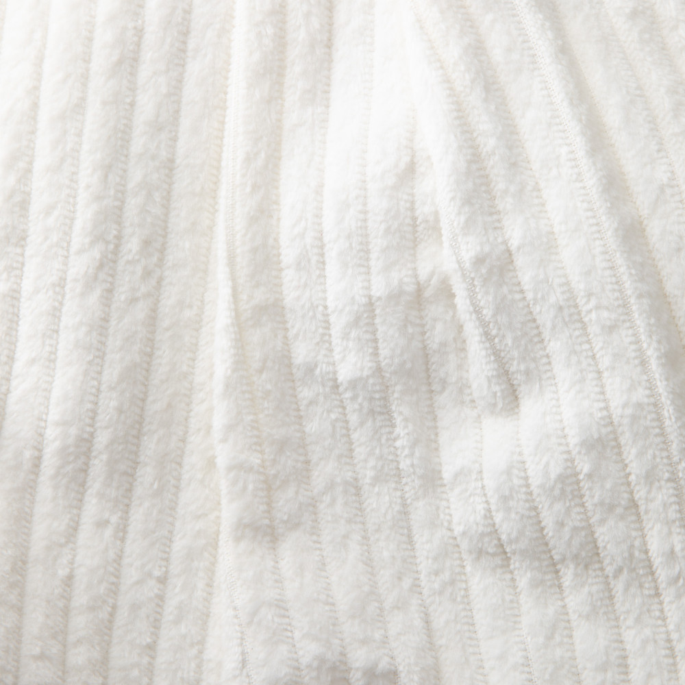 Michael Lo Sordo White Corduroy Wide Leg Trousers