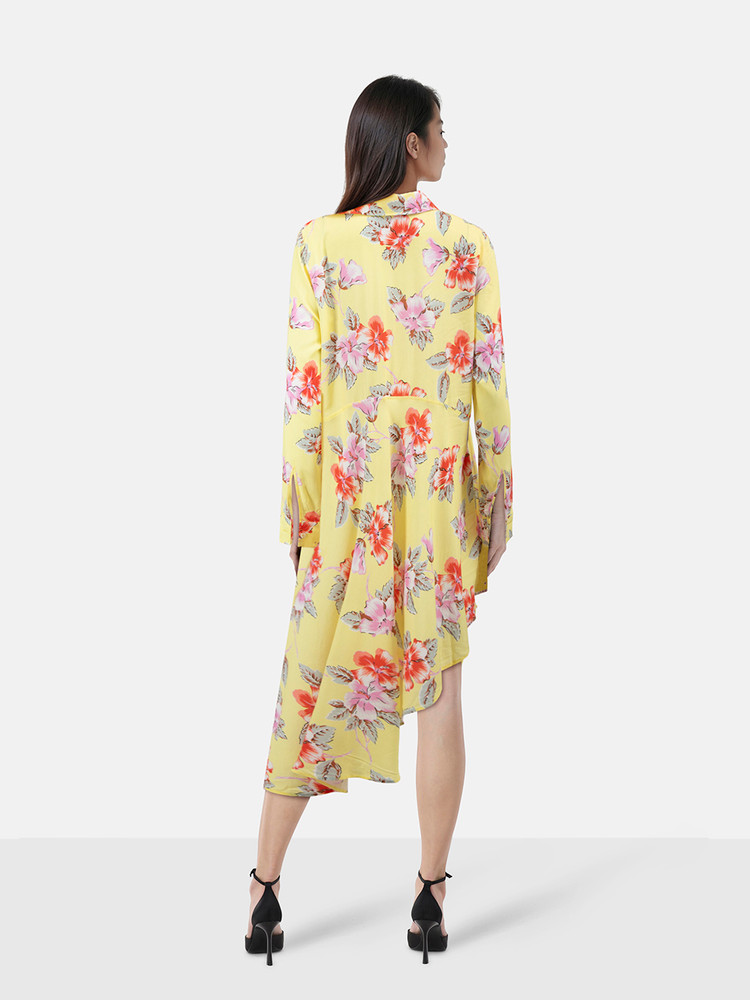 Palm Angels Floral Shirt Dress