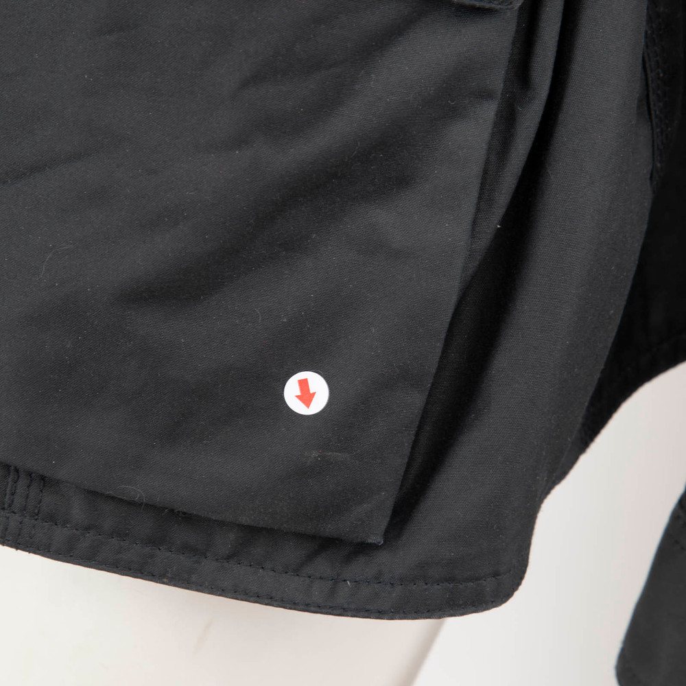 Belstaff Black Waxed Cotton Long Sleeve Jacket