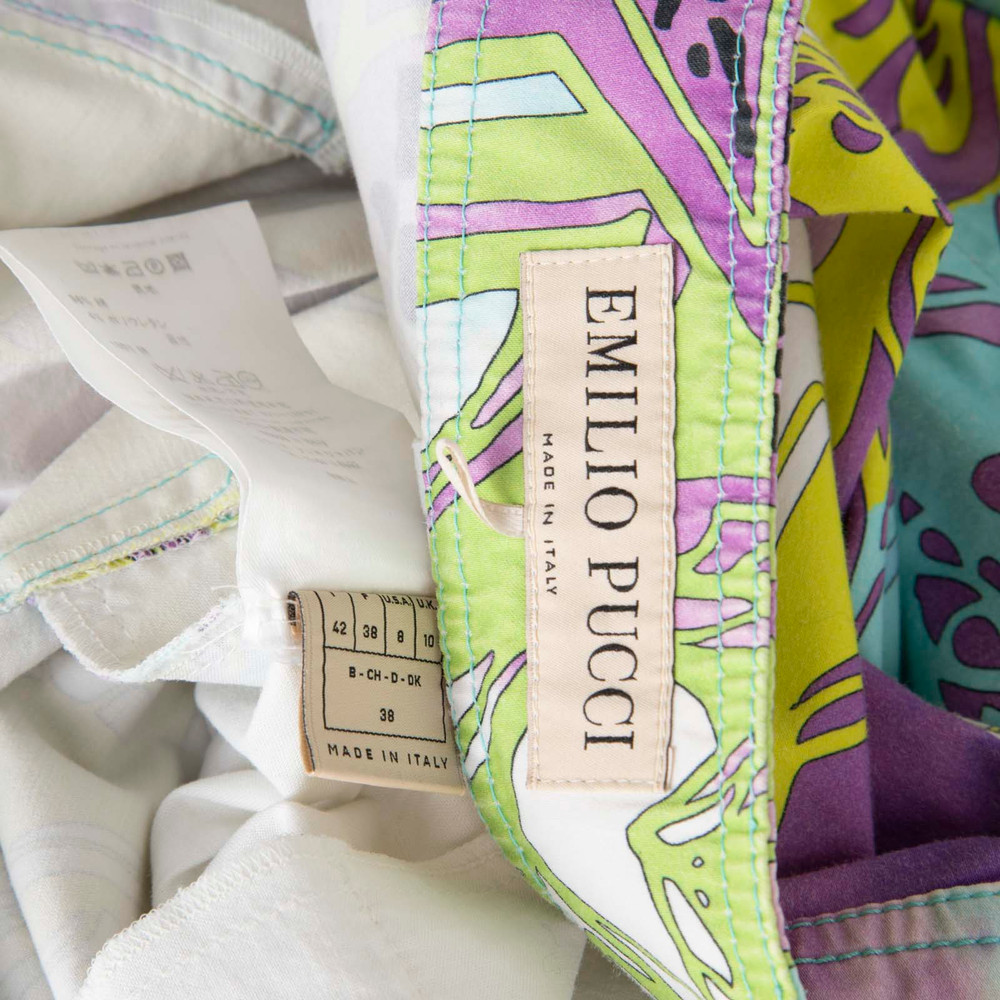 Emilio Pucci Abstract Patterned Mini Skirt