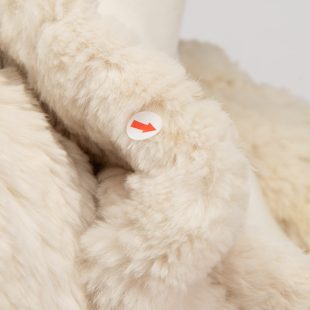 Georges Rech Ecru Rabbit Fur Jacket