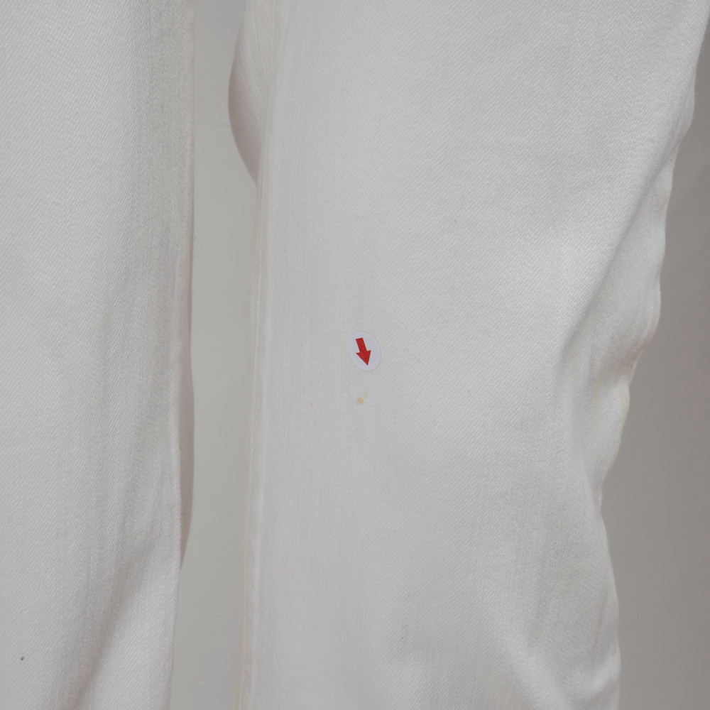 Loro Piana White Denim Slim Capri Jeans