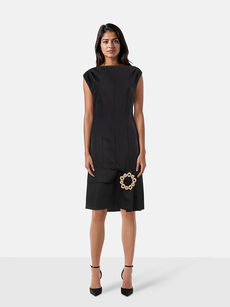 Jacquemus Black Wool L’Amour d’un Gitan Dress