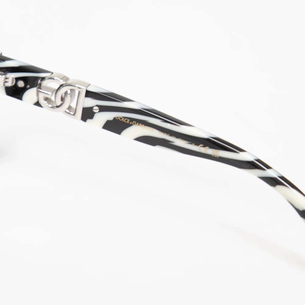 Dolce & Gabbana Zebra Print Square Sunglasses