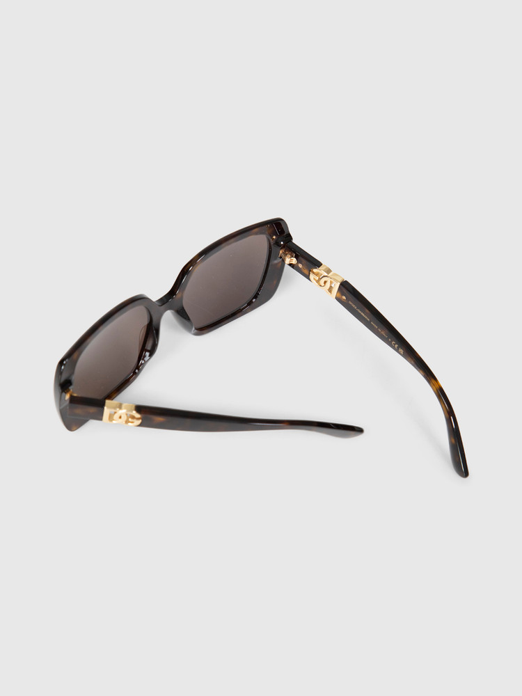 Dolce & Gabbana Tortoiseshell Square Sunglasses