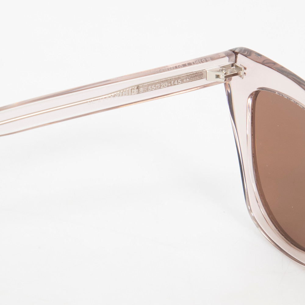 Saint Laurent Nude Brown Cat Eye Sunglasses