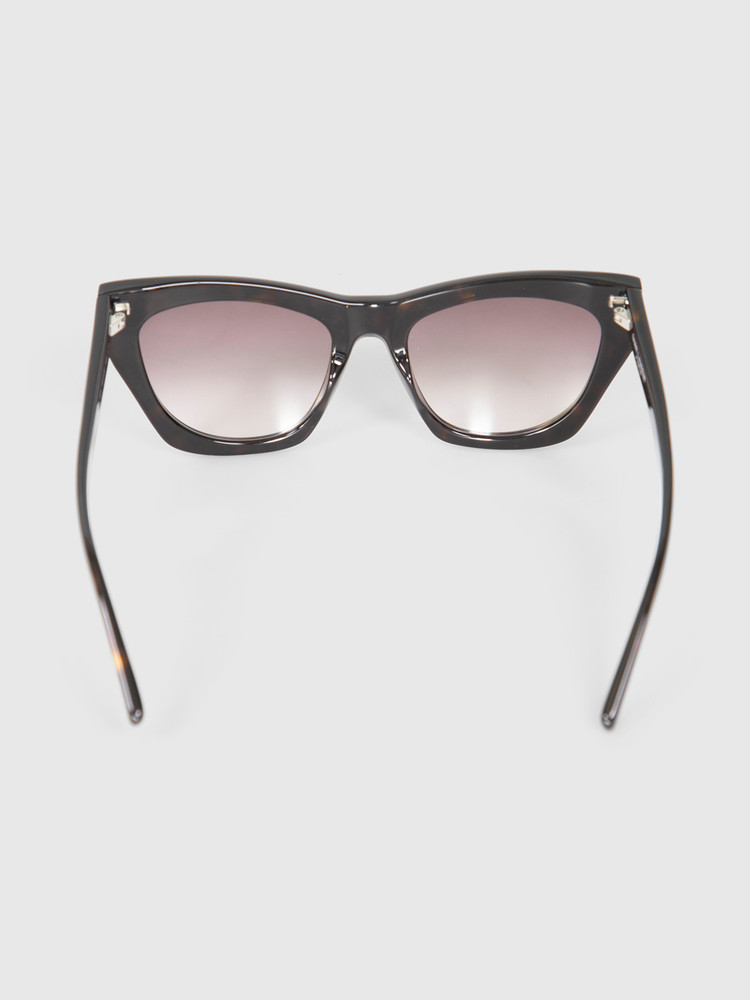 Saint Laurent Havana Violet Cat Eye Sunglasses
