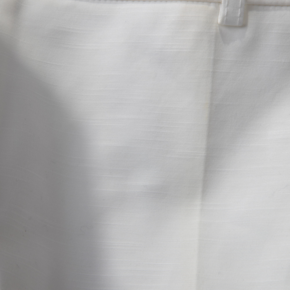 Emilio Pucci White Straight Fit Trousers