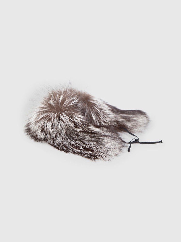 Prada Brown Fox Fur Collar