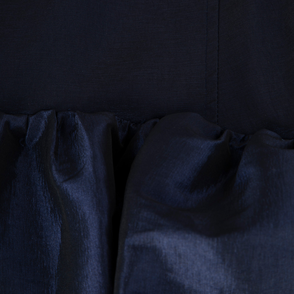 Kika Vargas  Navy Peplum Top