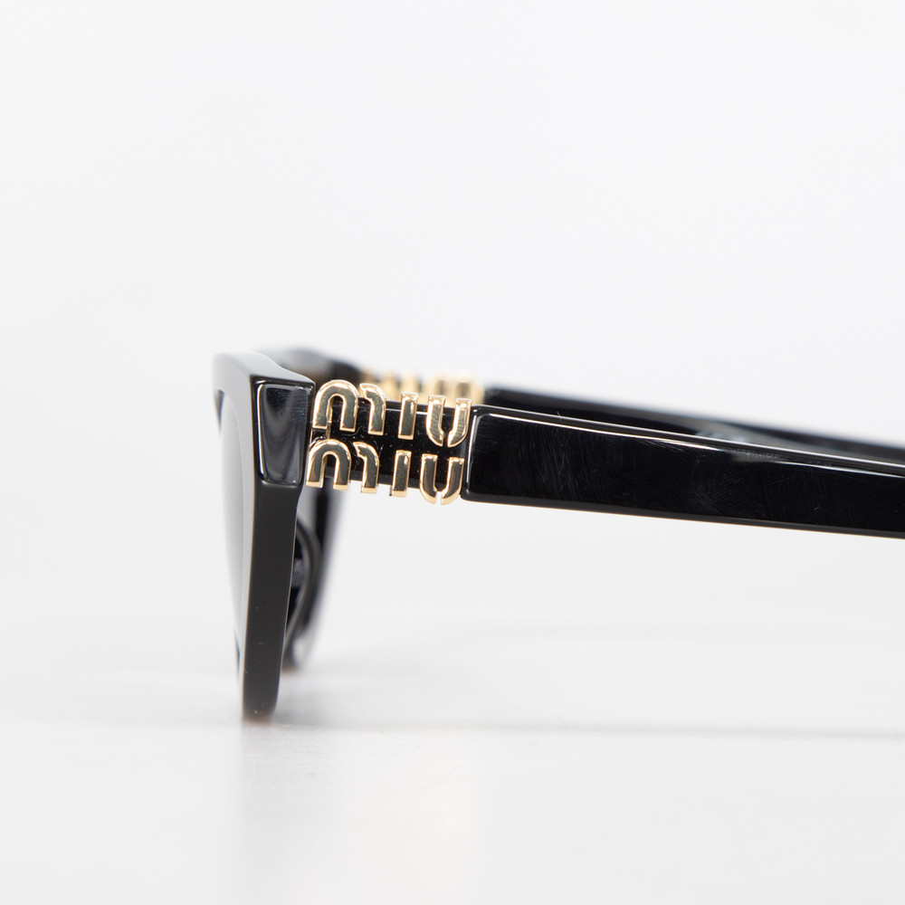 Miu Miu Black Butterfly Logo Sunglasses