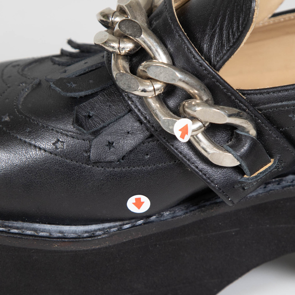 Charles Jeffrey Roker x Charles Jeffrey Loverboy Black Chain Loafers