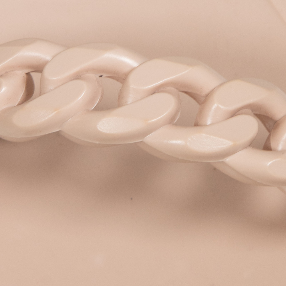 Givenchy Pink Chain Rubber Sandals