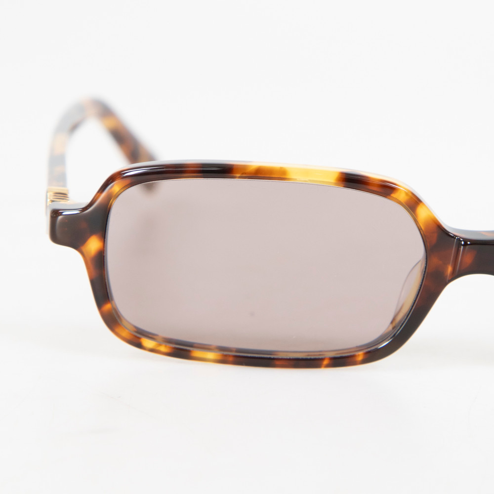 Miu Miu Havana Honey Rectangular Sunglasses