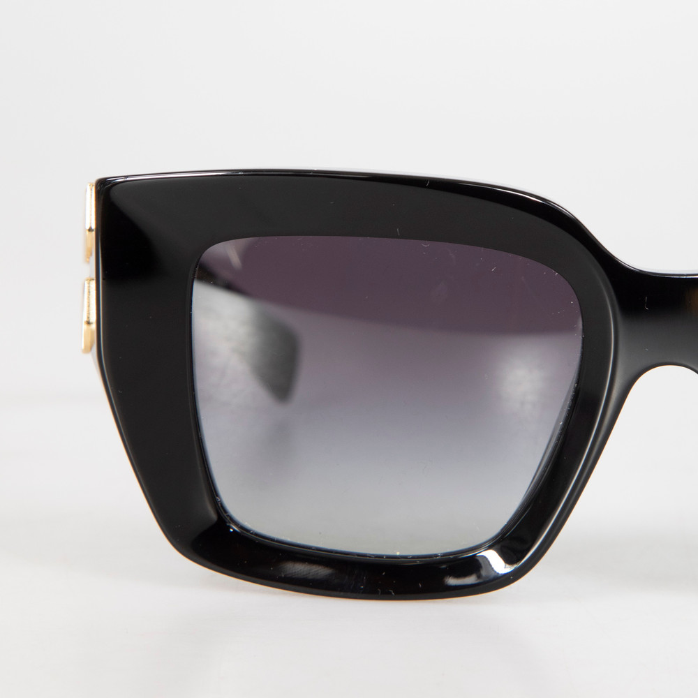 Miu Miu Black Square Logo Sunglasses