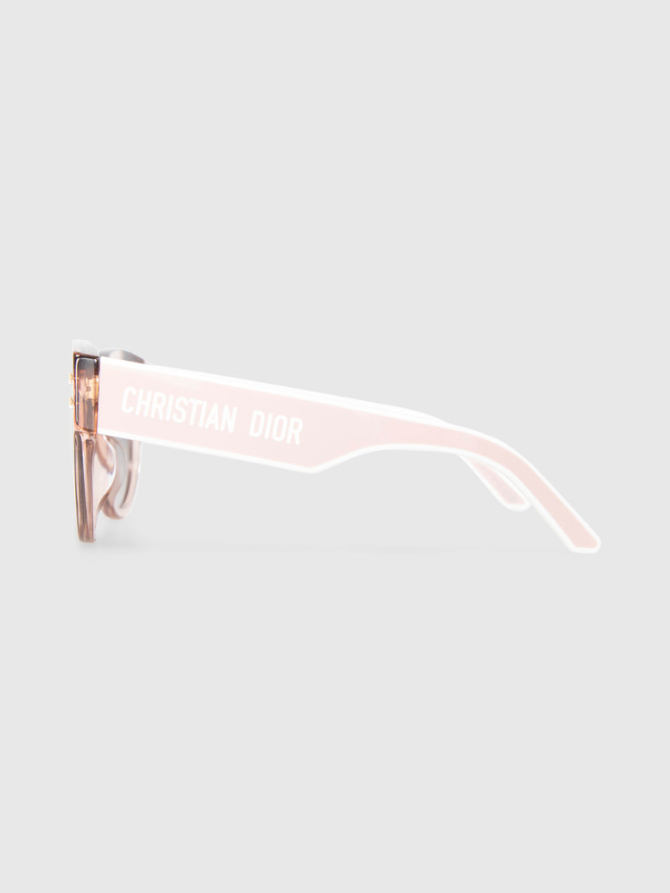Dior Pink Diorpacific B2I Butterfly Sunglasses