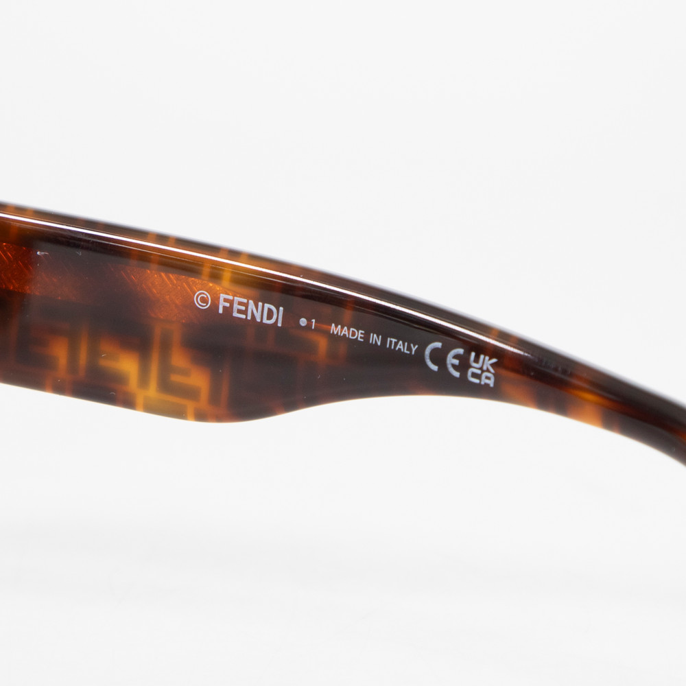 Fendi Havana Square Sunglasses