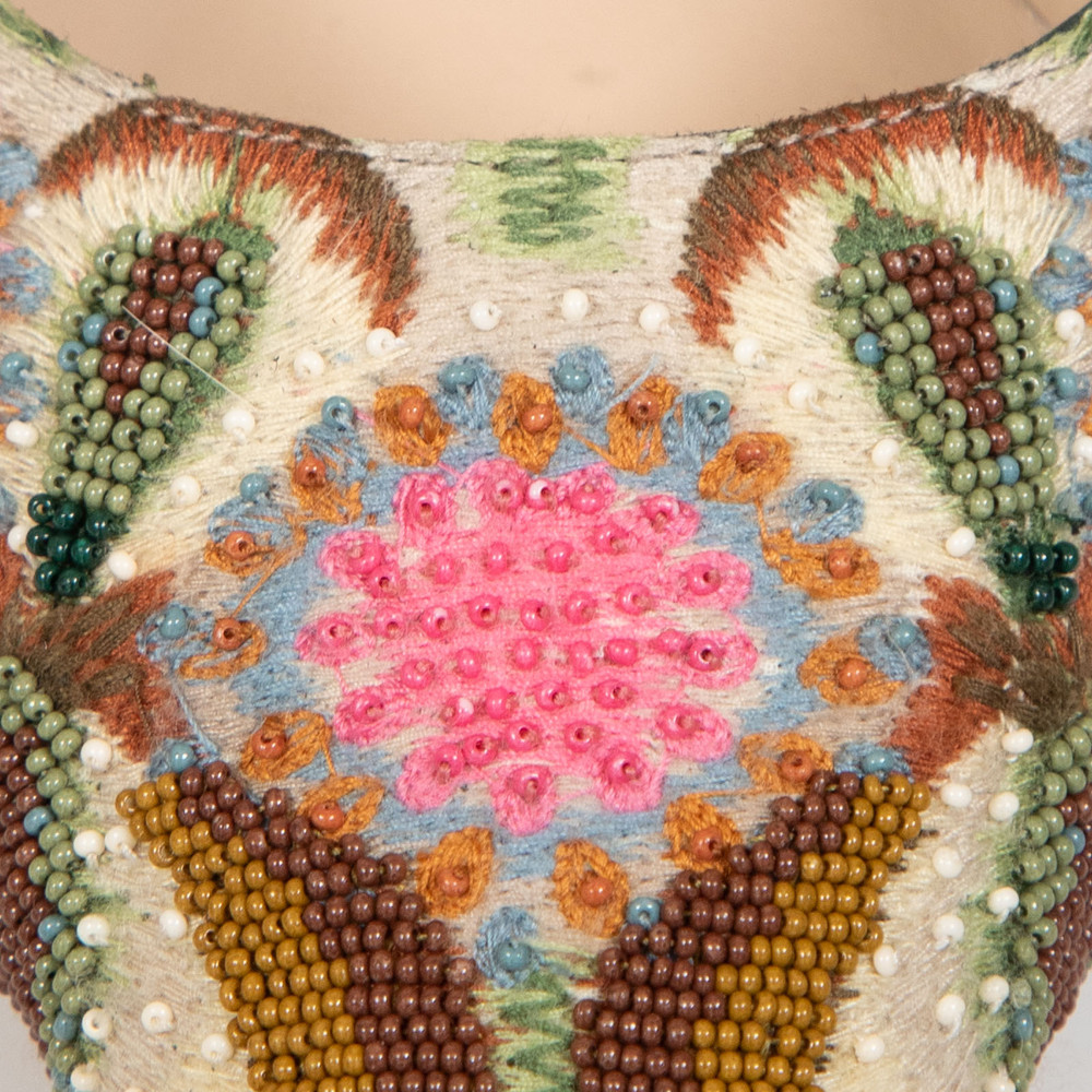 Dior Embroidered & Beaded Slingback Heels