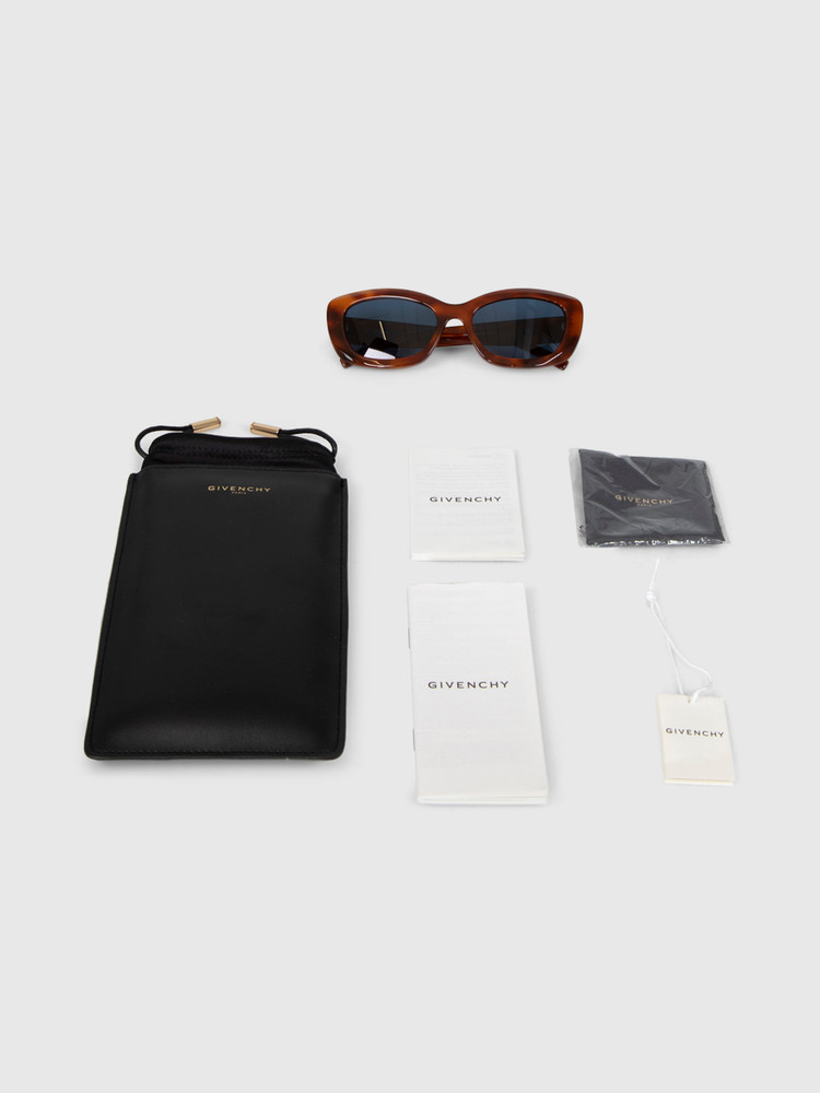 Givenchy Blonde Havana Cat Eye Sunglasses