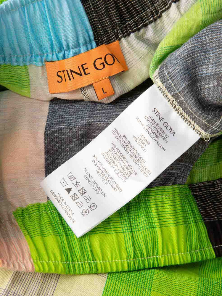 Stine Goya Tartan Pattern Trousers