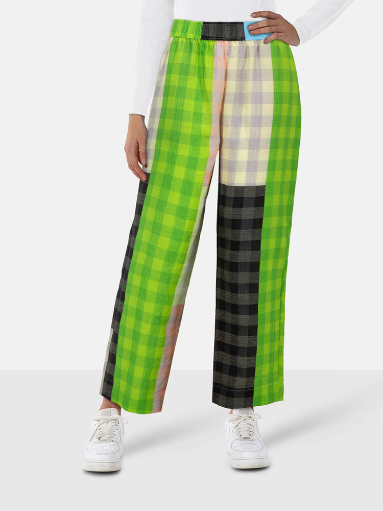 Stine Goya Tartan Pattern Trousers