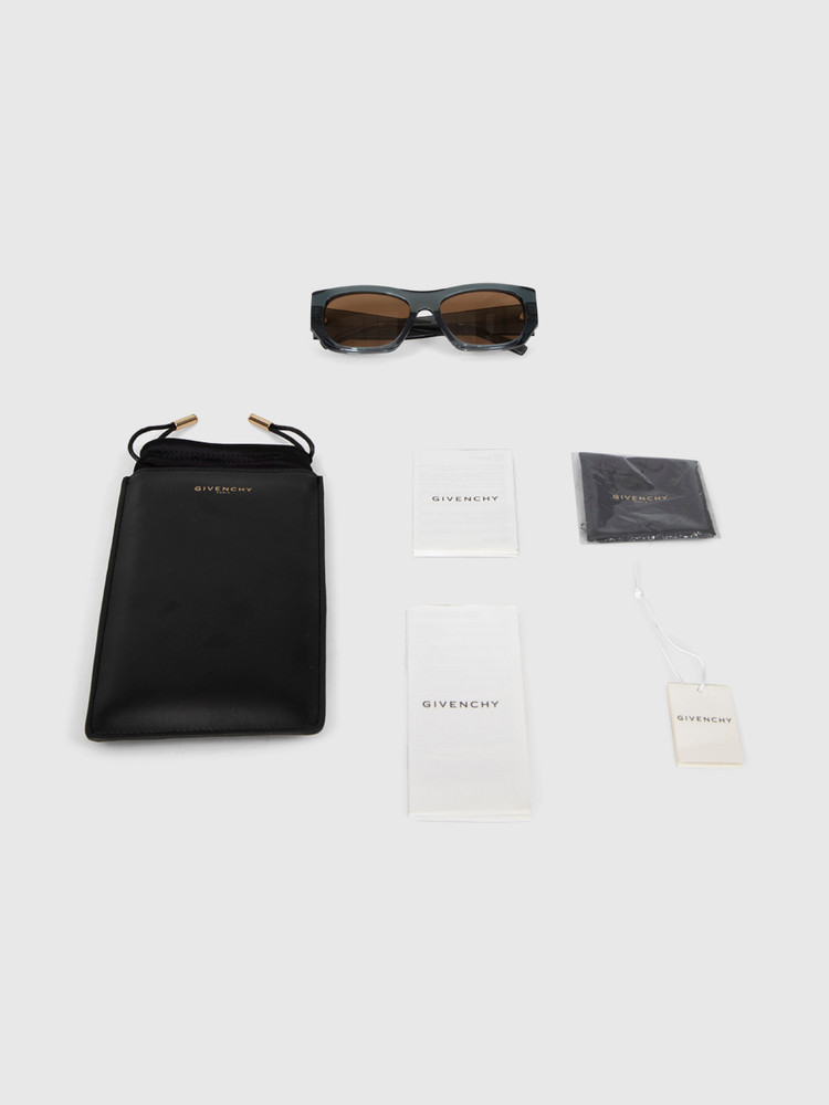 Givenchy Shiny Dark Green GV Day Sunglasses