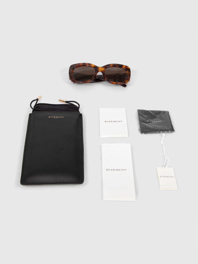 Givenchy Havana Butterfly Bold Sunglasses