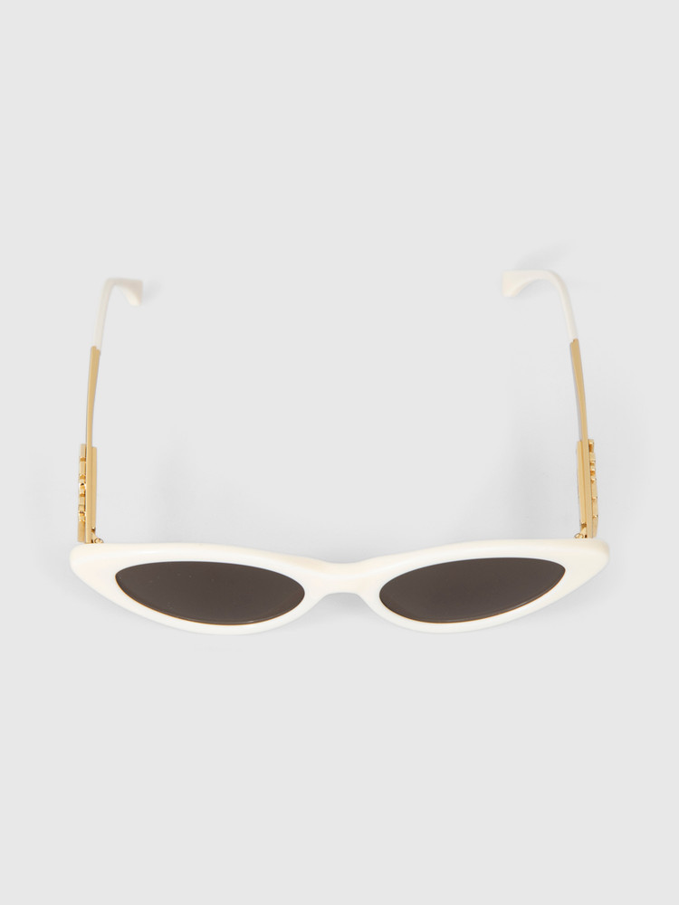 Fendi Ivory Cat Eye Fendigraphy Sunglasses