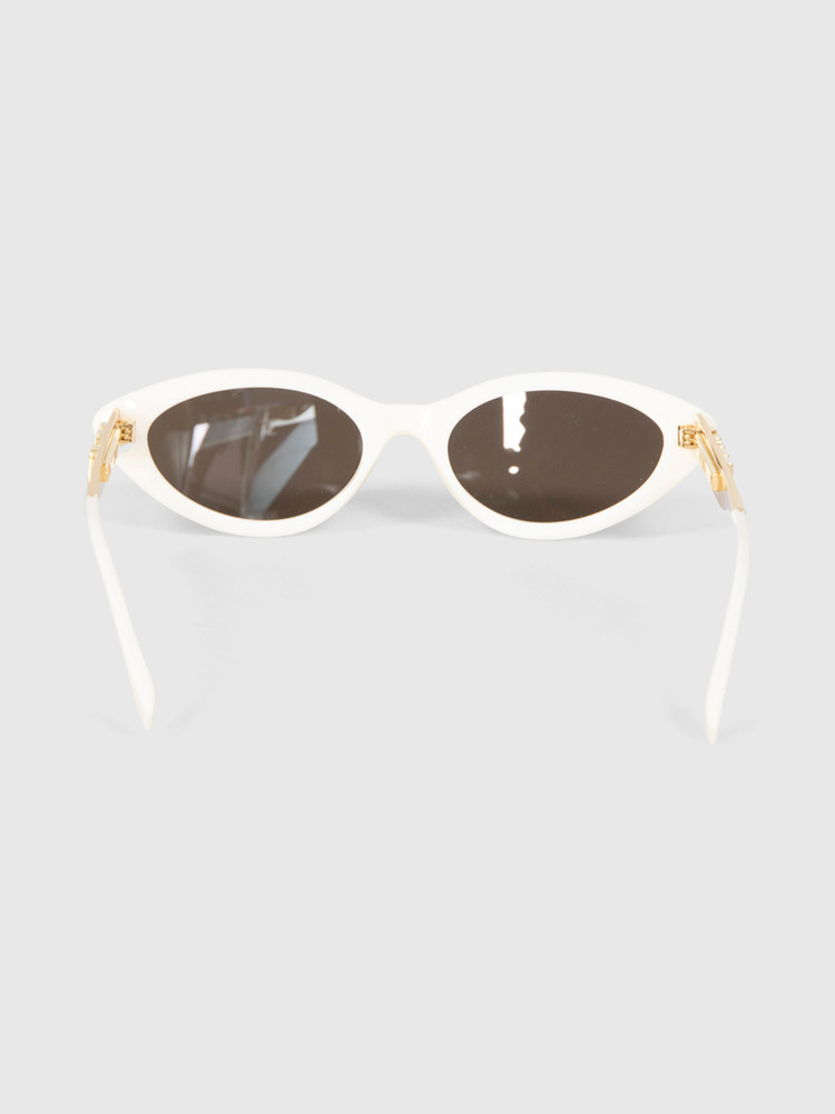 Fendi Ivory Cat Eye Fendigraphy Sunglasses