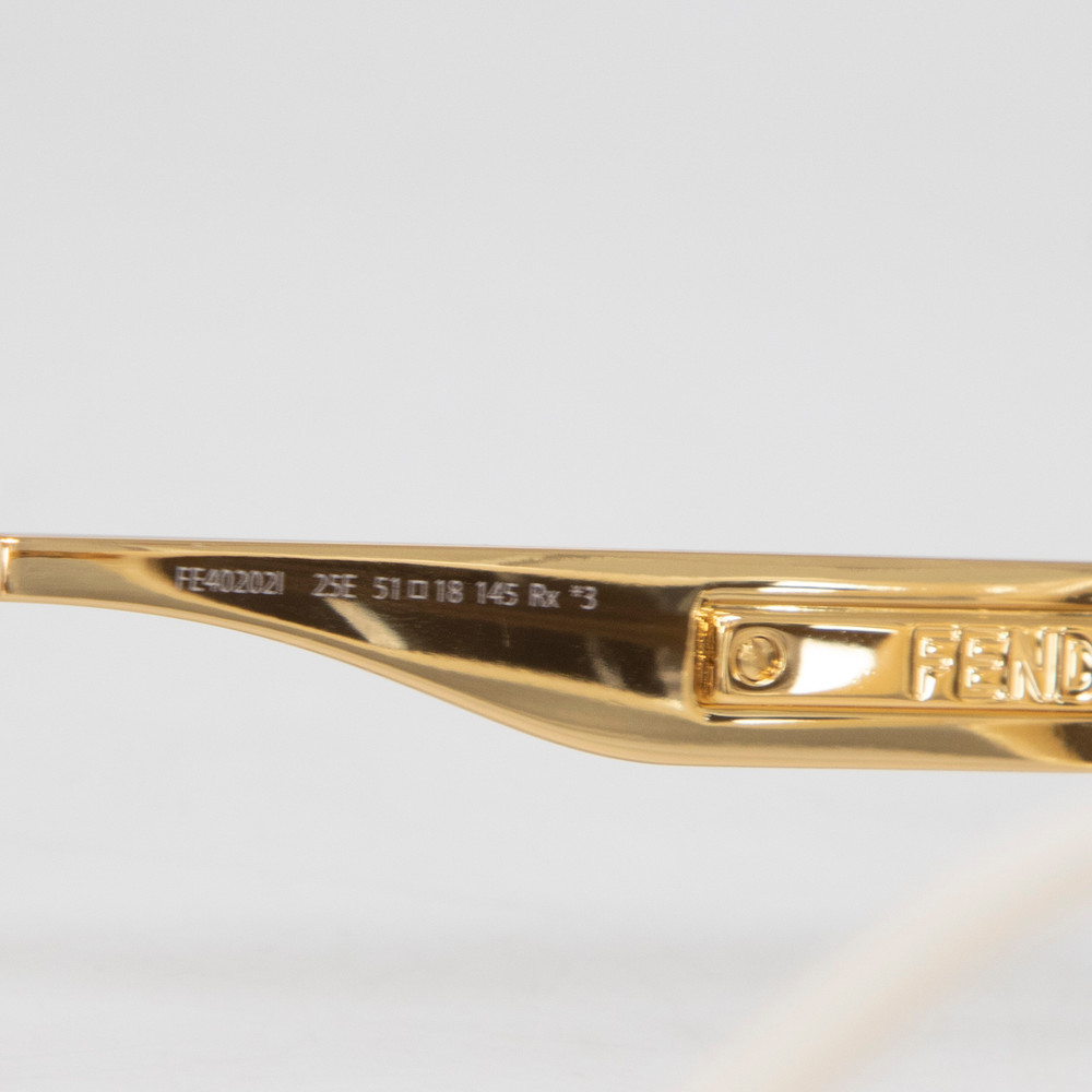 Fendi Ivory Cat Eye Fendigraphy Sunglasses
