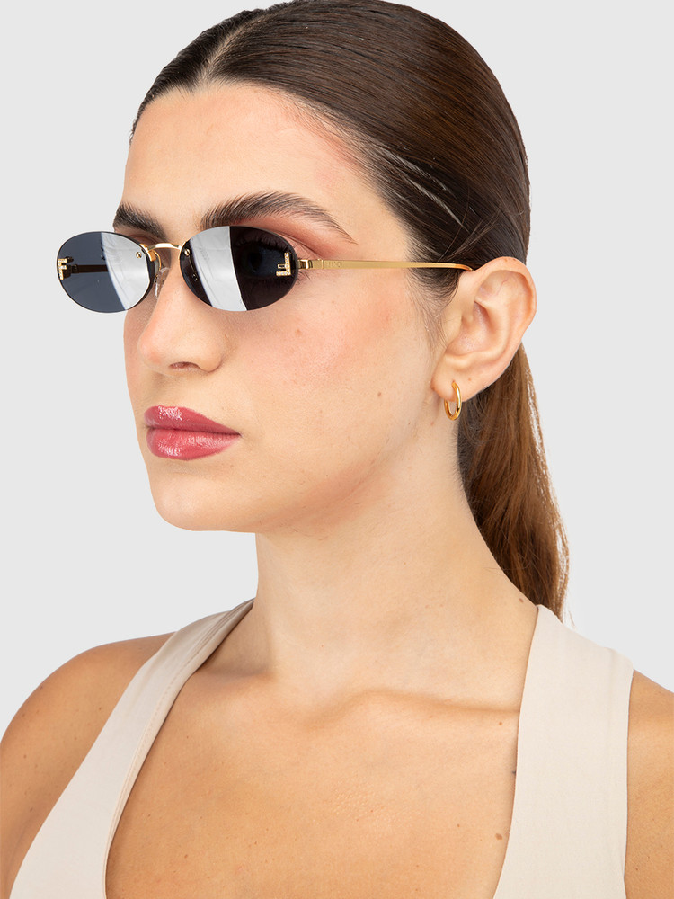 Fendi Blue First Crystal Sunglasses