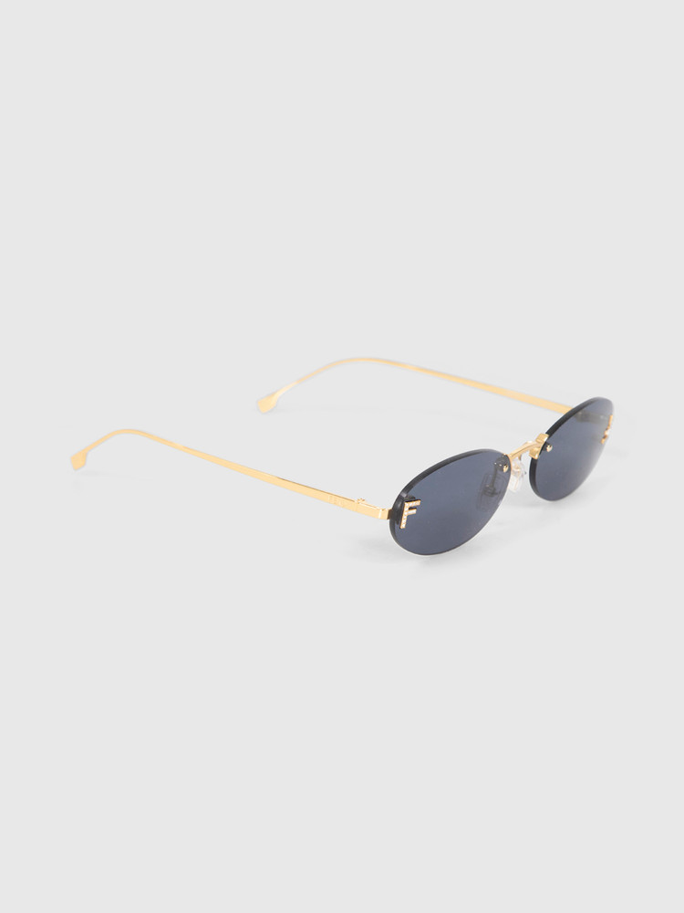 Fendi Blue First Crystal Sunglasses