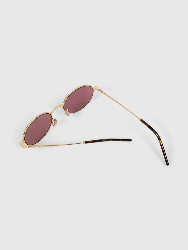Givenchy Gold Frame Violet City Sunglasses
