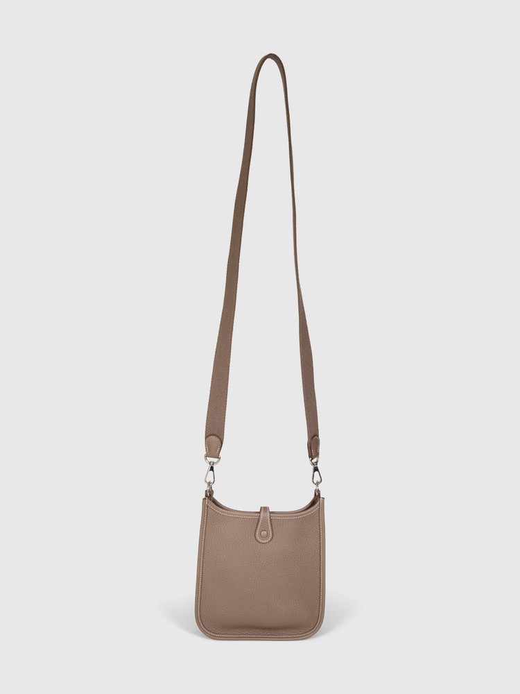 Hermès 2025 Etoupe Clemence Mini Evelyne