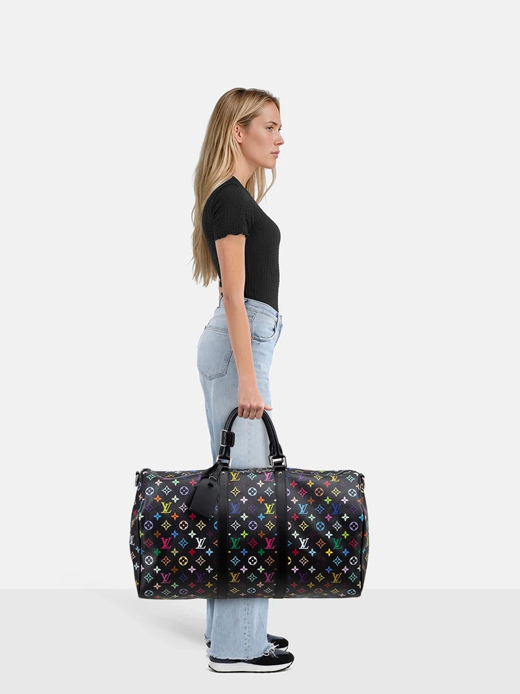 Louis Vuitton Louis Vuitton x Takashi Murakami Keepall Bandoulière 50 Bag