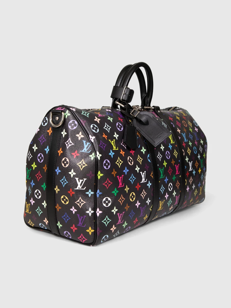 Louis Vuitton Louis Vuitton x Takashi Murakami Keepall Bandoulière 50 Bag