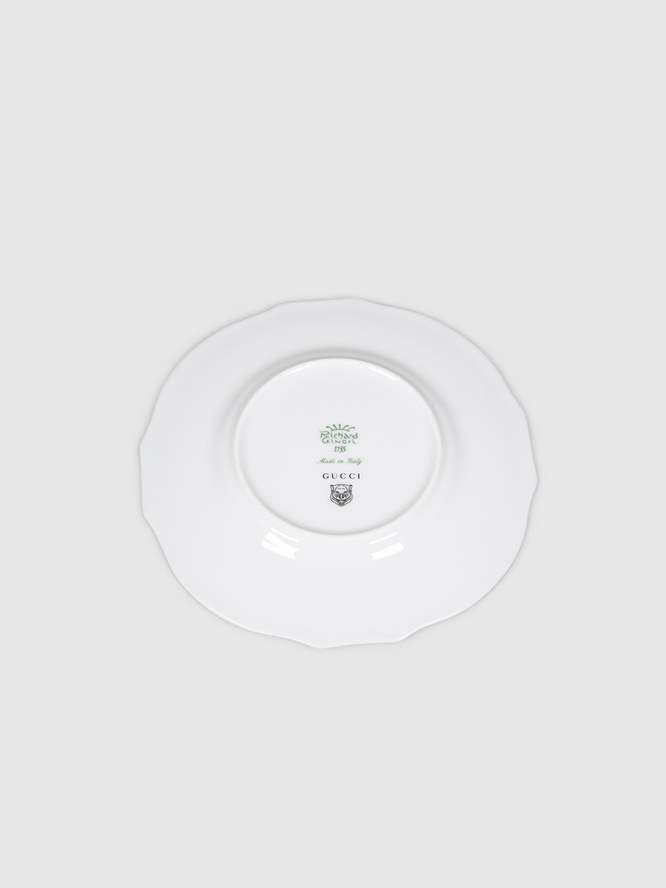Gucci Set of Two Yellow Herbarium Dessert Plate