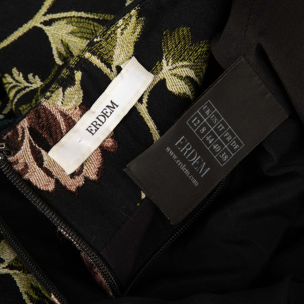 Erdem Floral Belted Long Sleeve Top