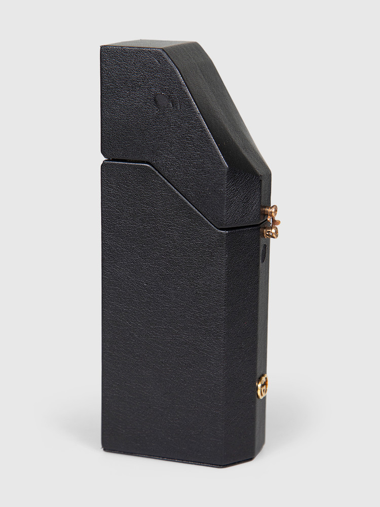 Gucci Black Leather GG Travel Case