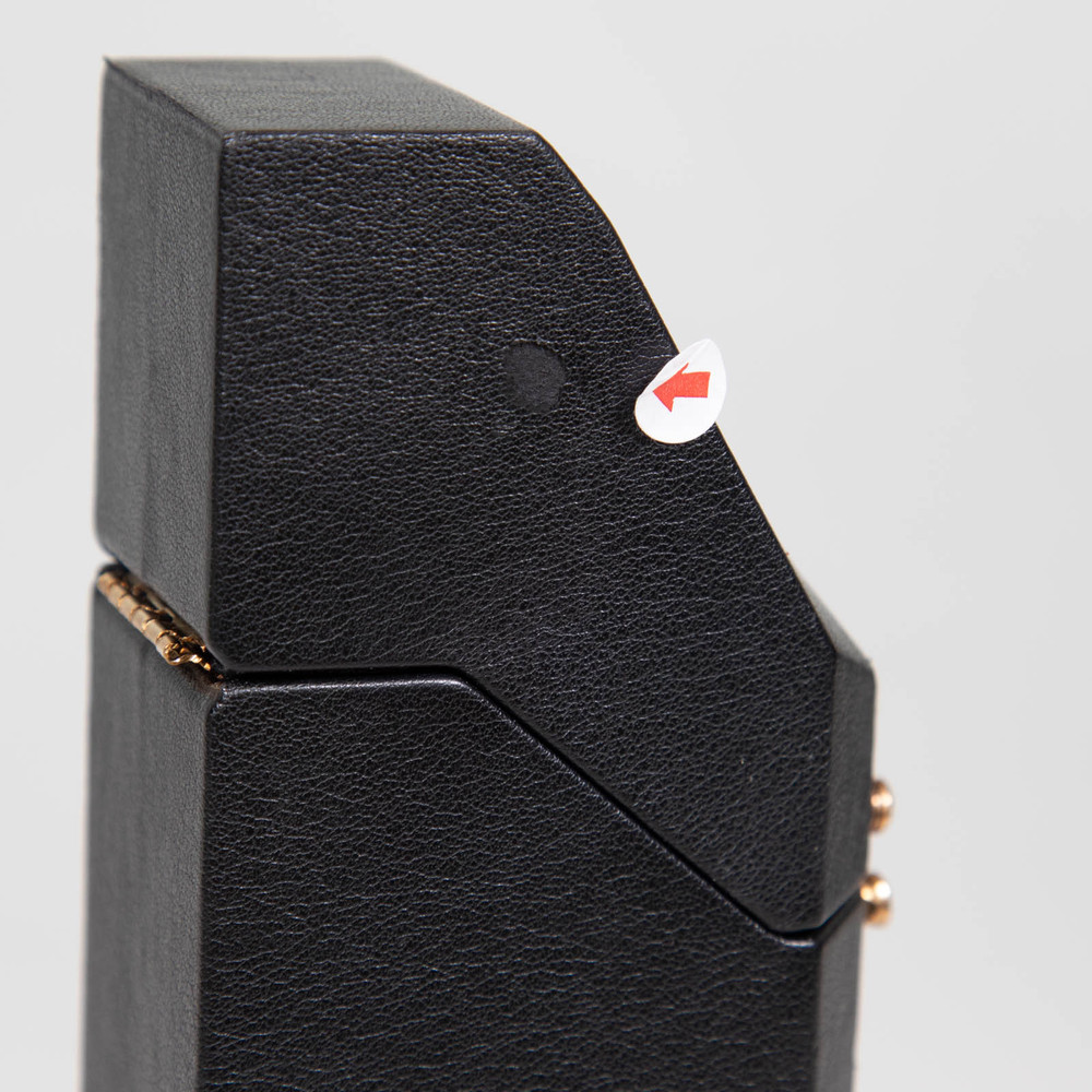 Gucci Black Leather GG Travel Case
