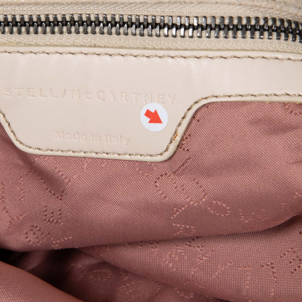 Stella McCartney Beige Faux Suede Falabella Tote Bag
