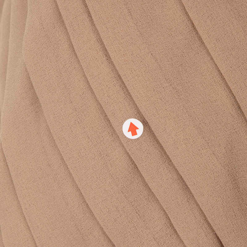 Burberry Beige Vertical Pleated Midi Dress