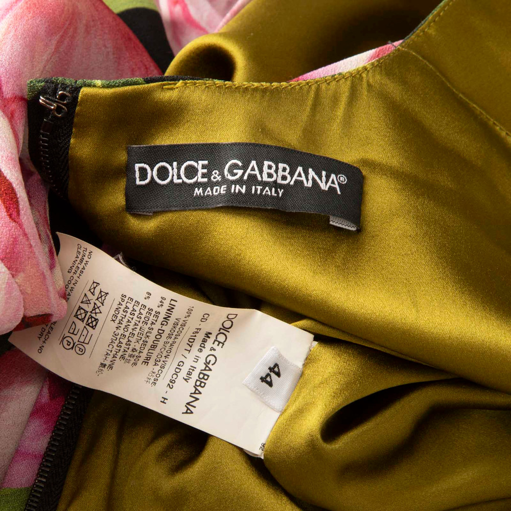 Dolce & Gabbana Floral Print Midi Dress