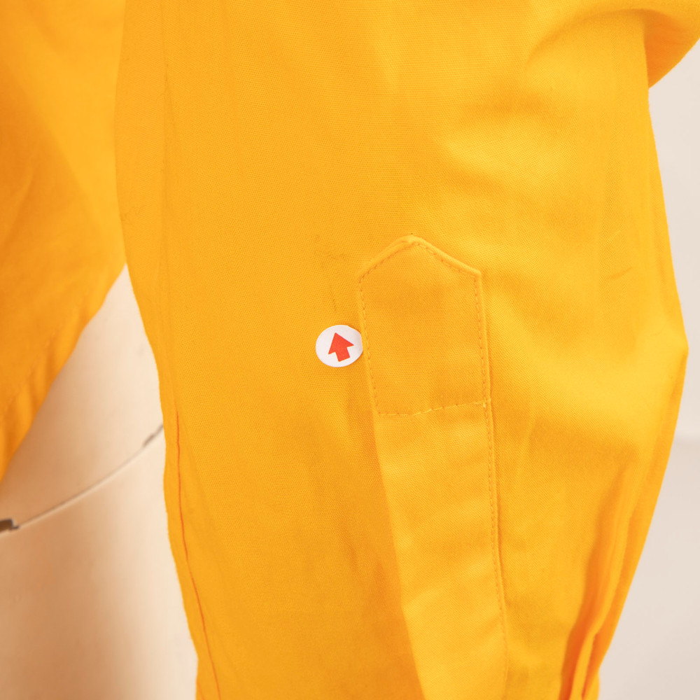 Dries Van Noten Orange Button Up Shirt