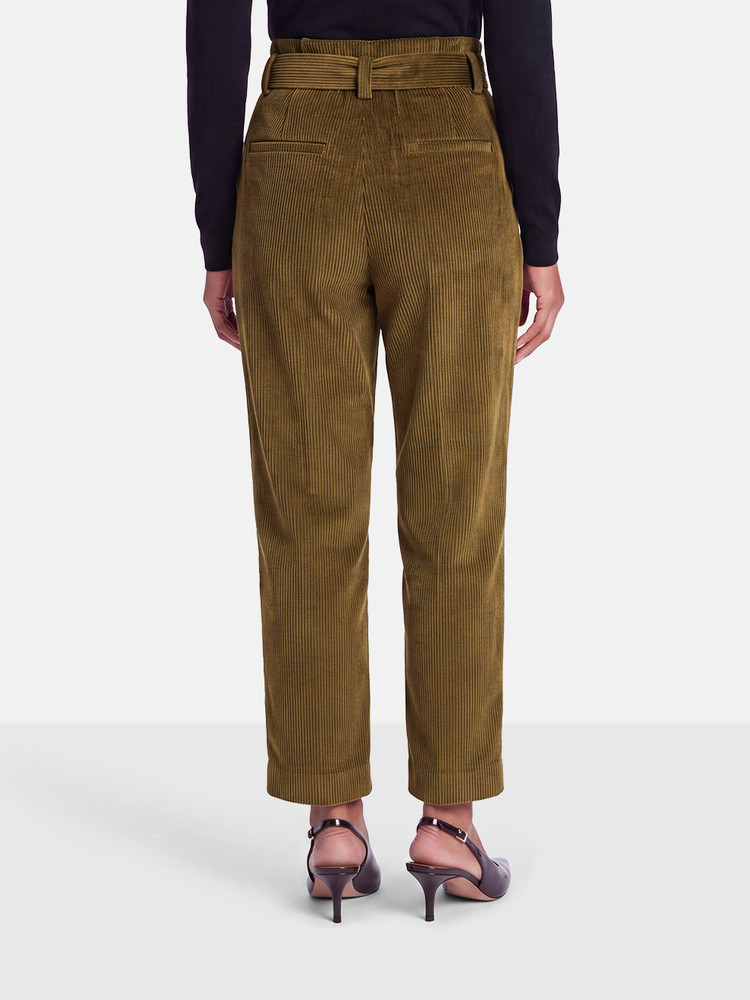 Erdem Green Corduroy Nelle Trousers