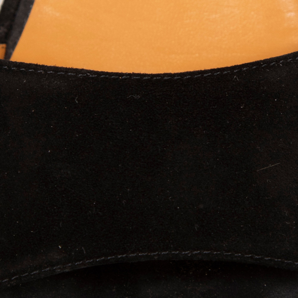 Chloé Black Suede Heeled Sandals