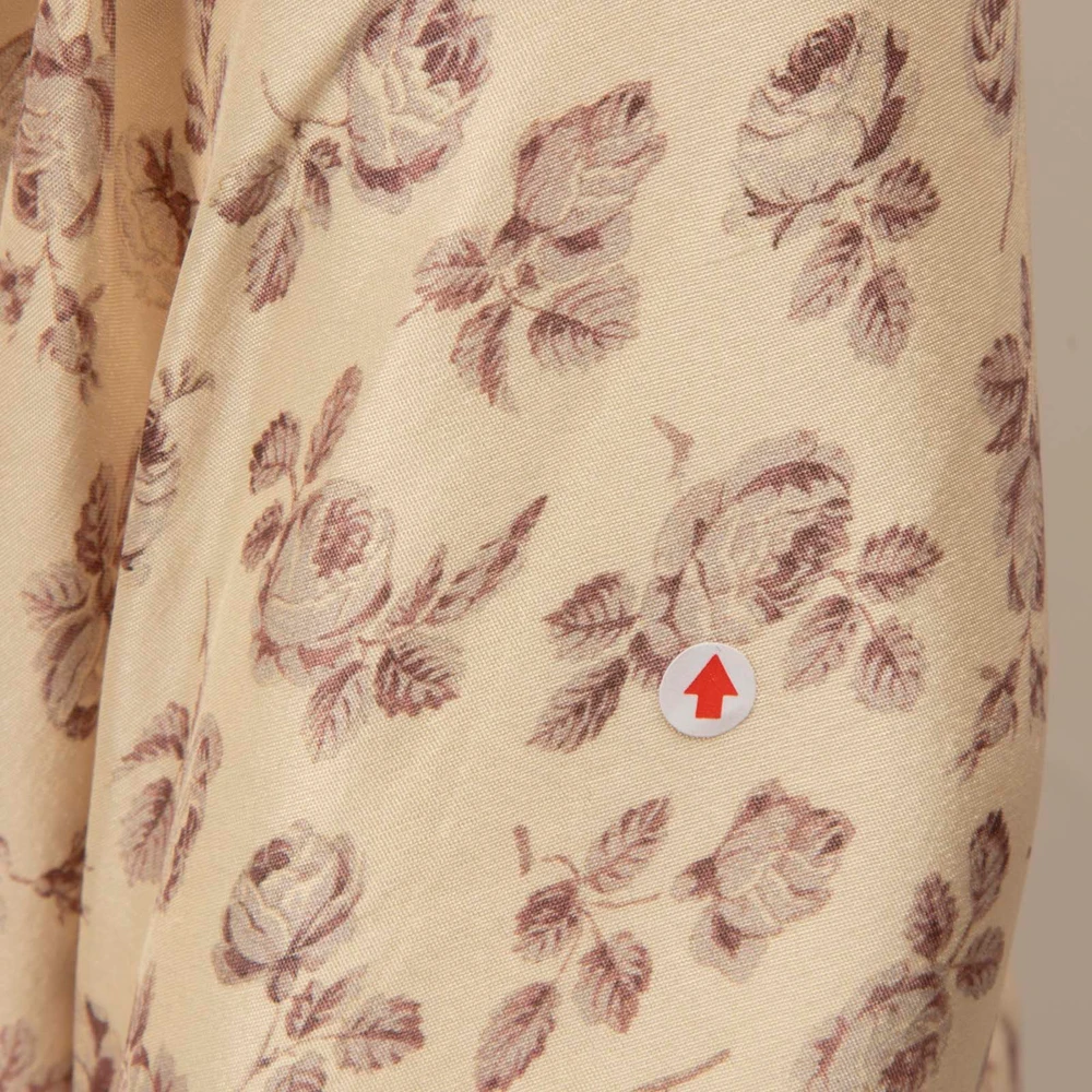 Zimmermann Ecru Silk Floral Blouse