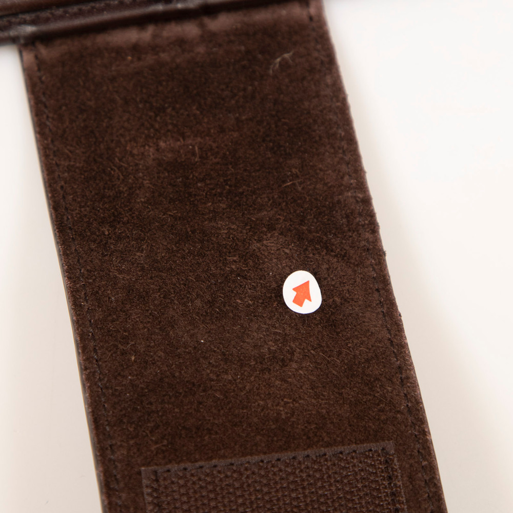 Gucci Brown Leather Guccissima Tablet Case